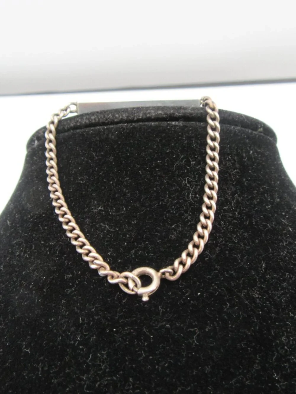 Vintage TIFFANY - Sterling Silver Baby Toddler I.D. Bracelet Marked AMY